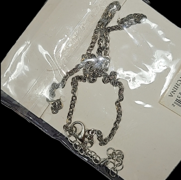 NWT BIJOUX BY MEERA GENUINE CATS'S EYE STONE NECKLACE - Picture 2 of 3